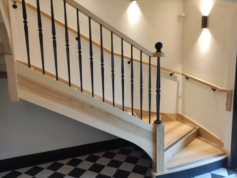 Réalisation d'escaliers par l'entreprise Jubaubois, fabricant d'escaliers à Beaupréau-en-Mauges
